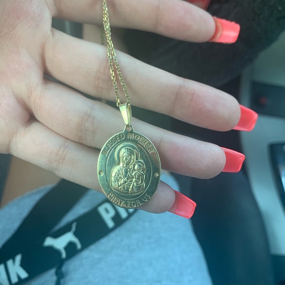 14k gold plated pendant necklace - Picture 1 of 2